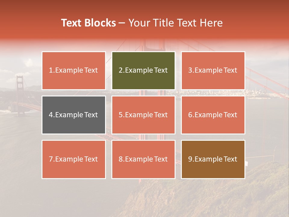 City Scene Gate PowerPoint Template