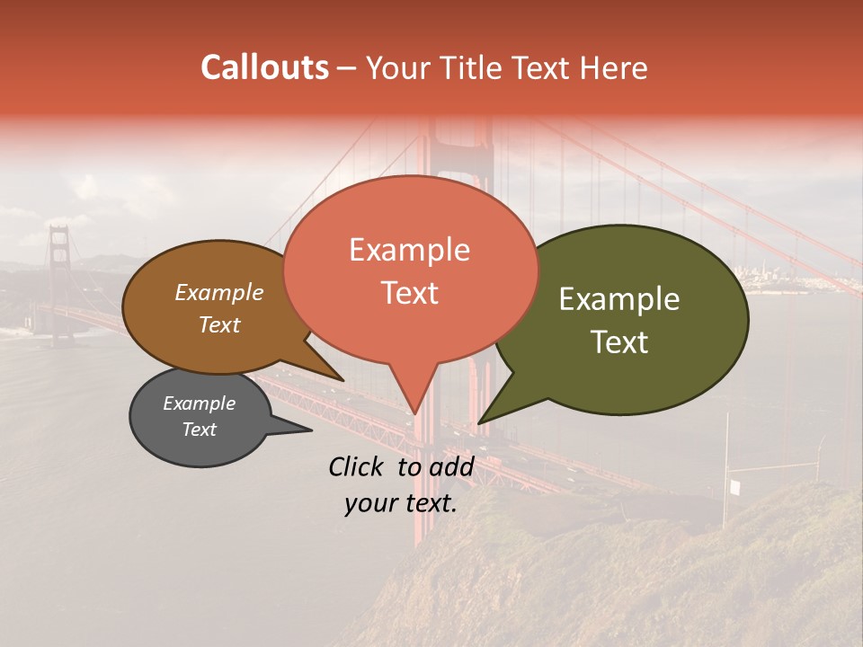 City Scene Gate PowerPoint Template