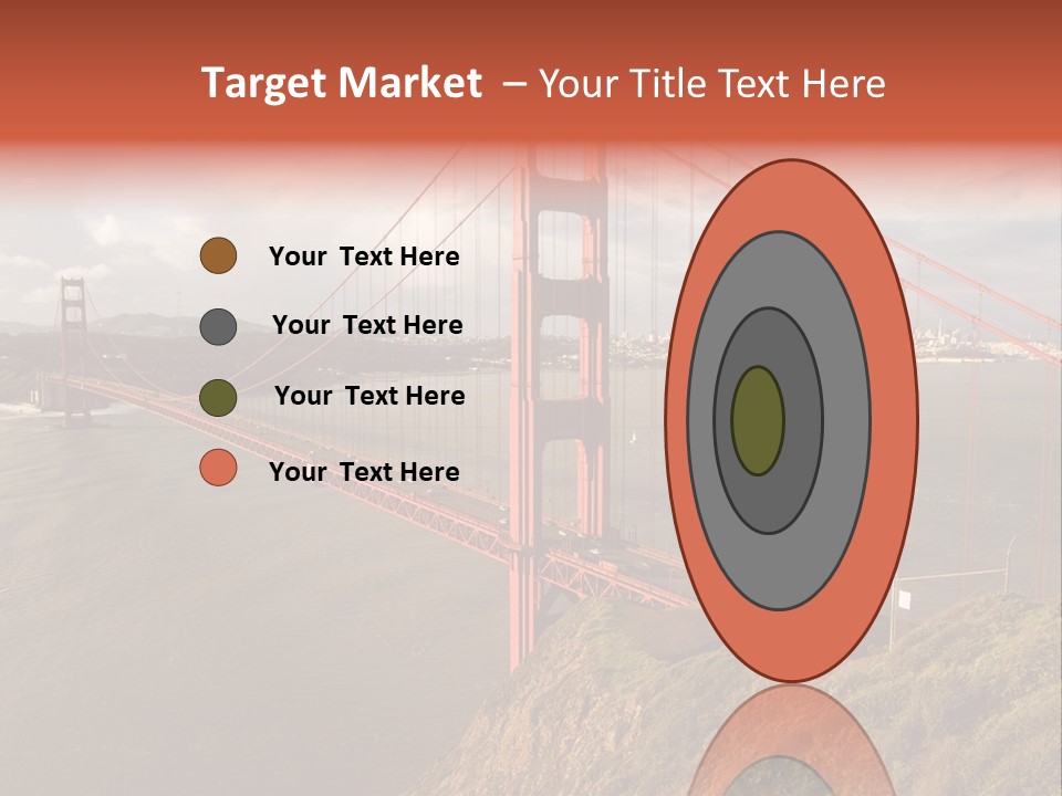 City Scene Gate PowerPoint Template