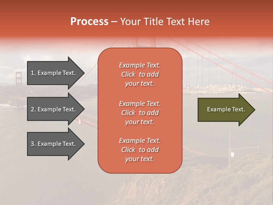 City Scene Gate PowerPoint Template
