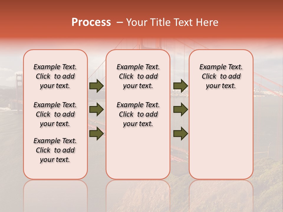 City Scene Gate PowerPoint Template