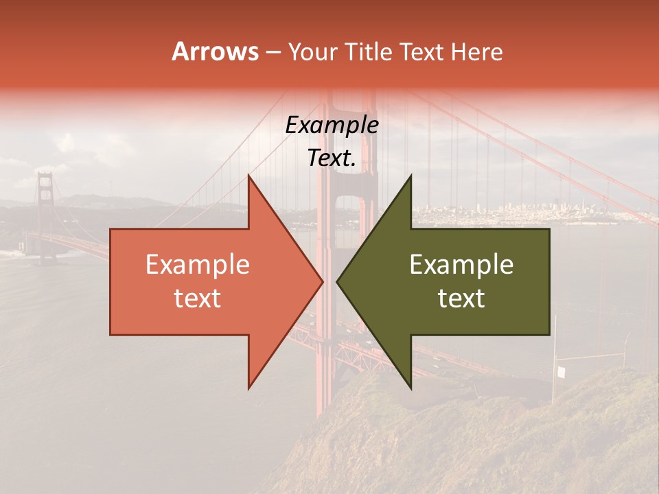 City Scene Gate PowerPoint Template