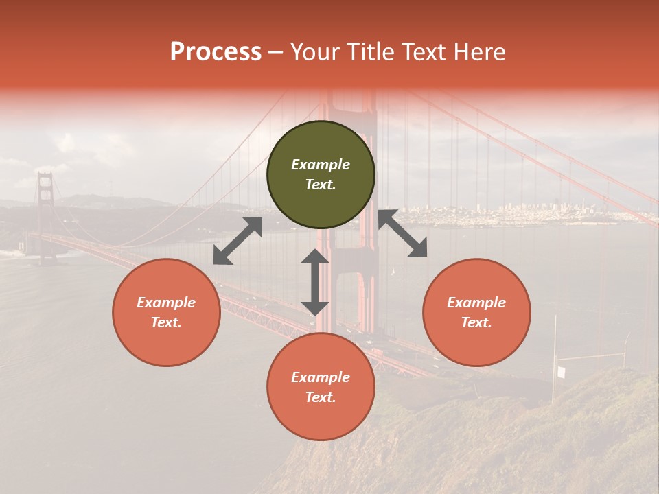 City Scene Gate PowerPoint Template