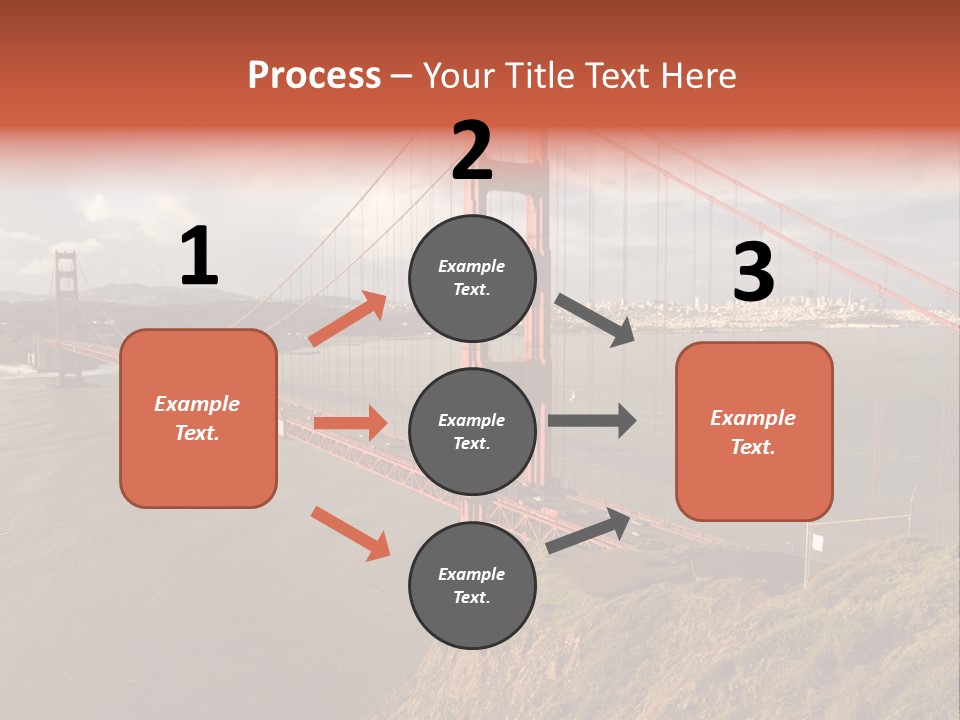 City Scene Gate PowerPoint Template