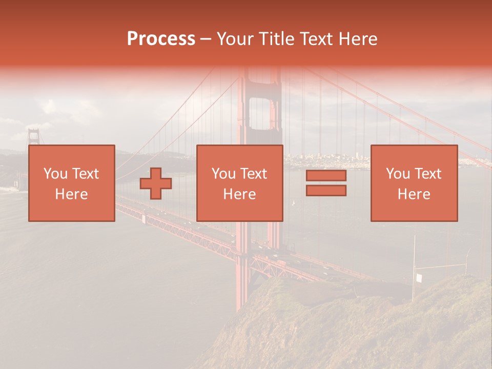City Scene Gate PowerPoint Template