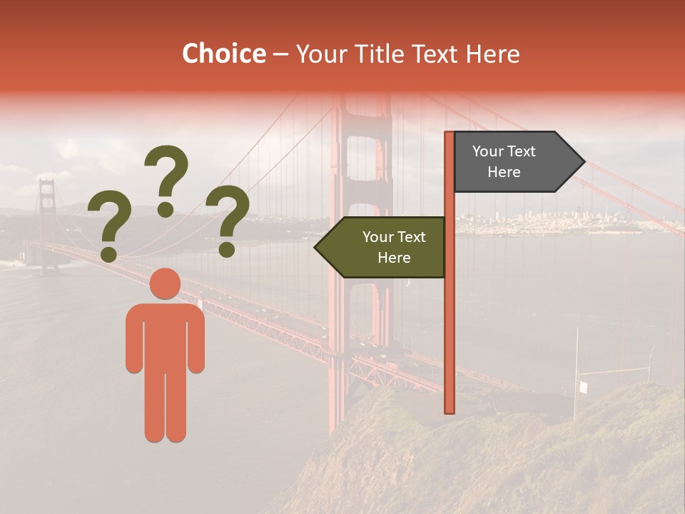 City Scene Gate PowerPoint Template