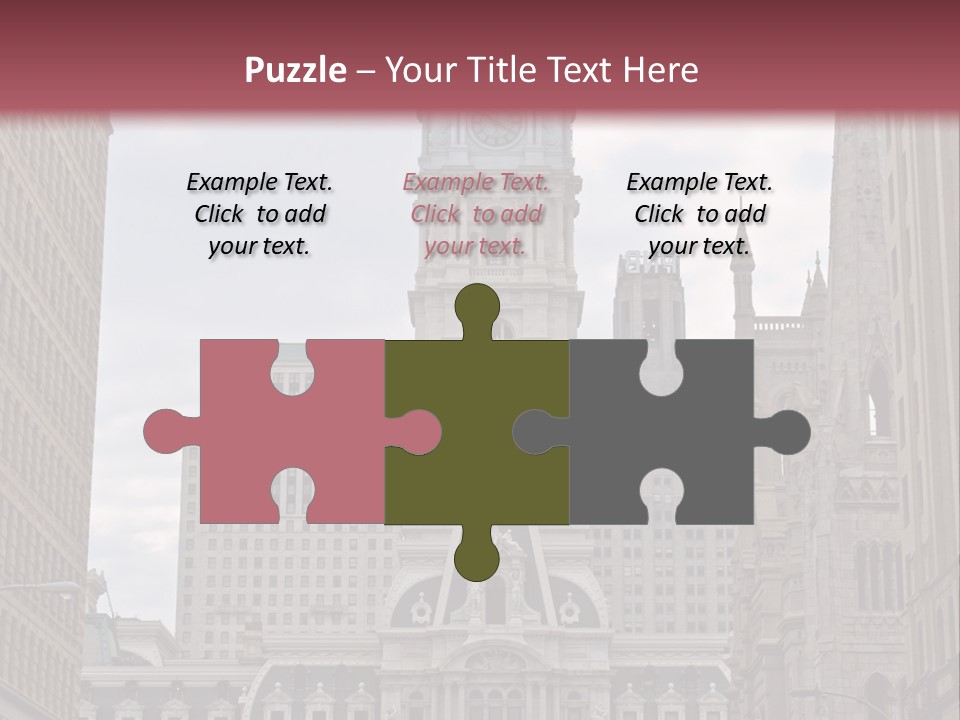 Street Market Mayor PowerPoint Template