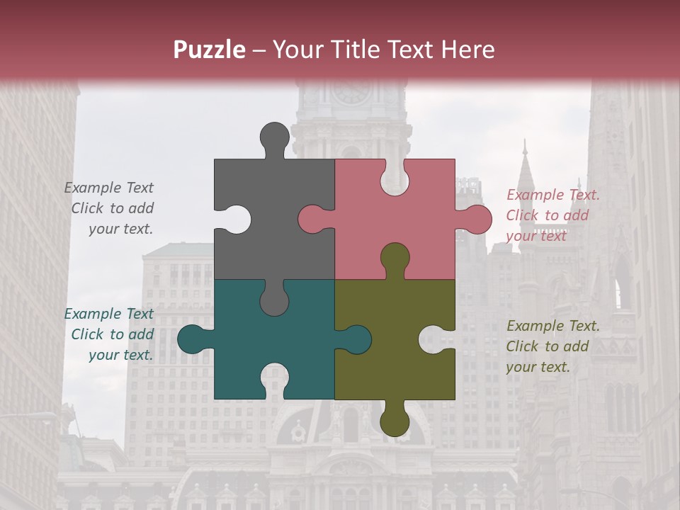 Street Market Mayor PowerPoint Template