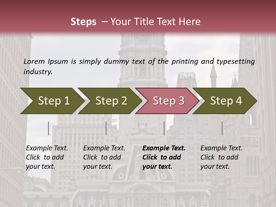 Street Market Mayor PowerPoint Template