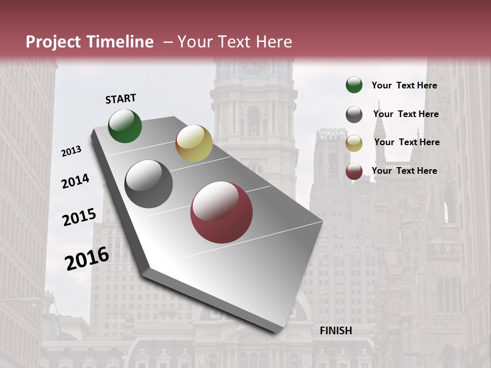 Street Market Mayor PowerPoint Template