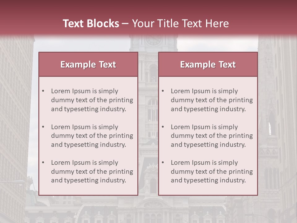 Street Market Mayor PowerPoint Template