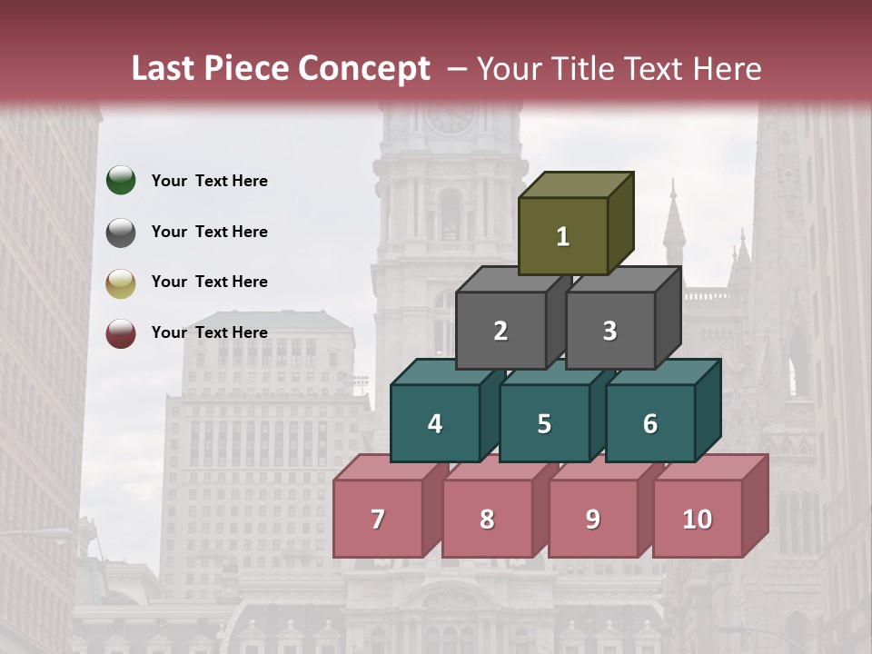 Street Market Mayor PowerPoint Template