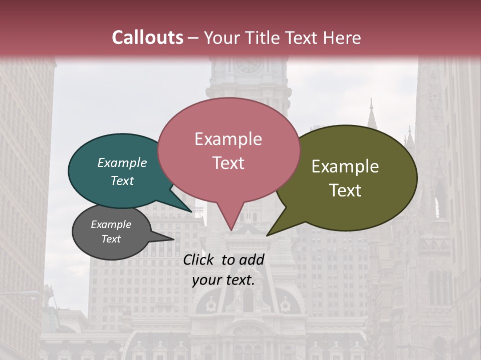 Street Market Mayor PowerPoint Template