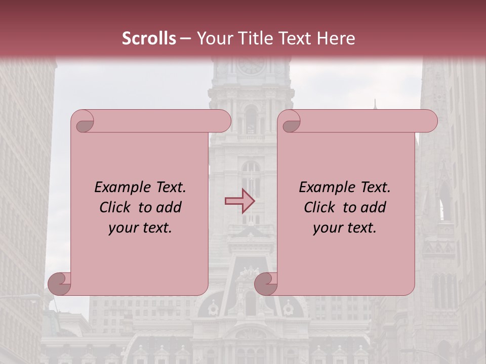 Street Market Mayor PowerPoint Template