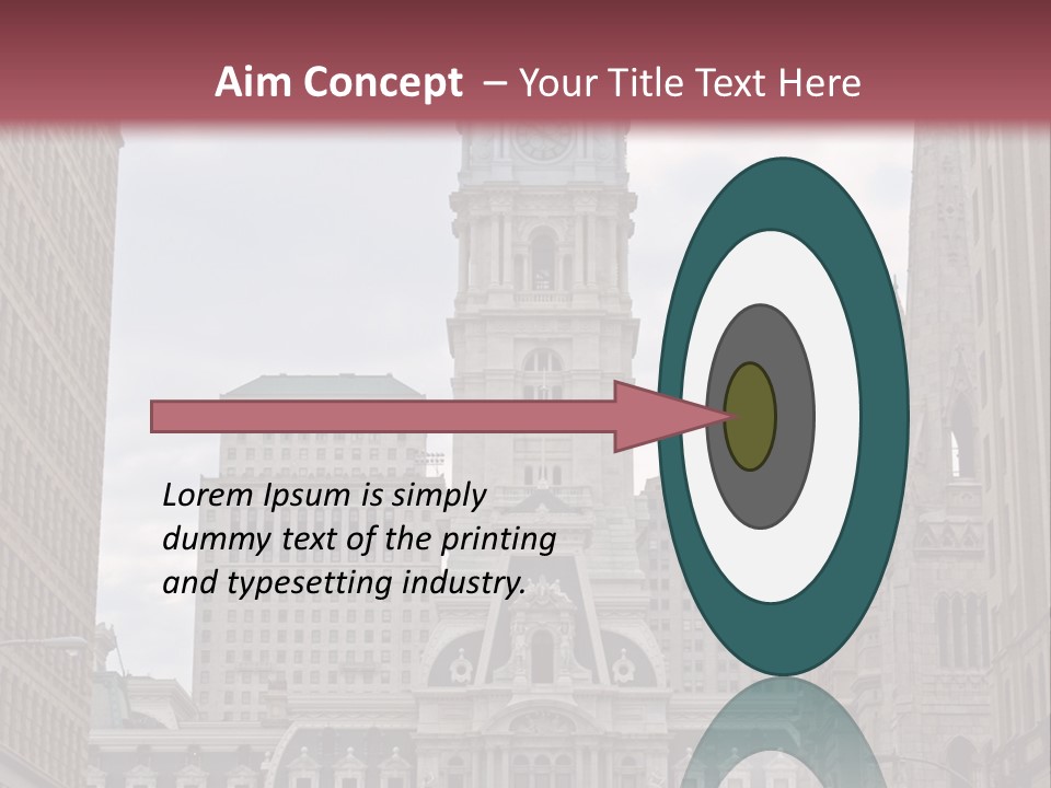 Street Market Mayor PowerPoint Template