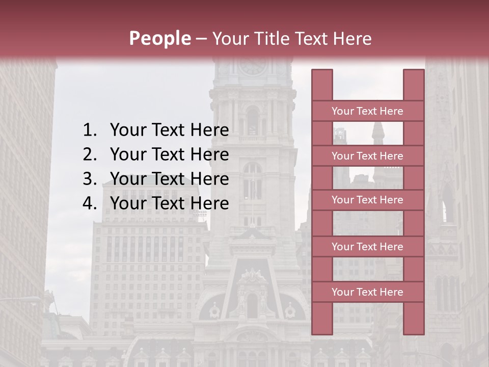 Street Market Mayor PowerPoint Template