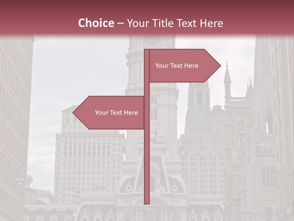 Street Market Mayor PowerPoint Template