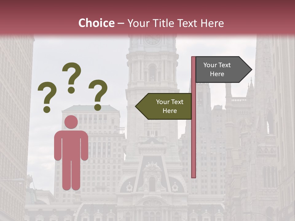 Street Market Mayor PowerPoint Template