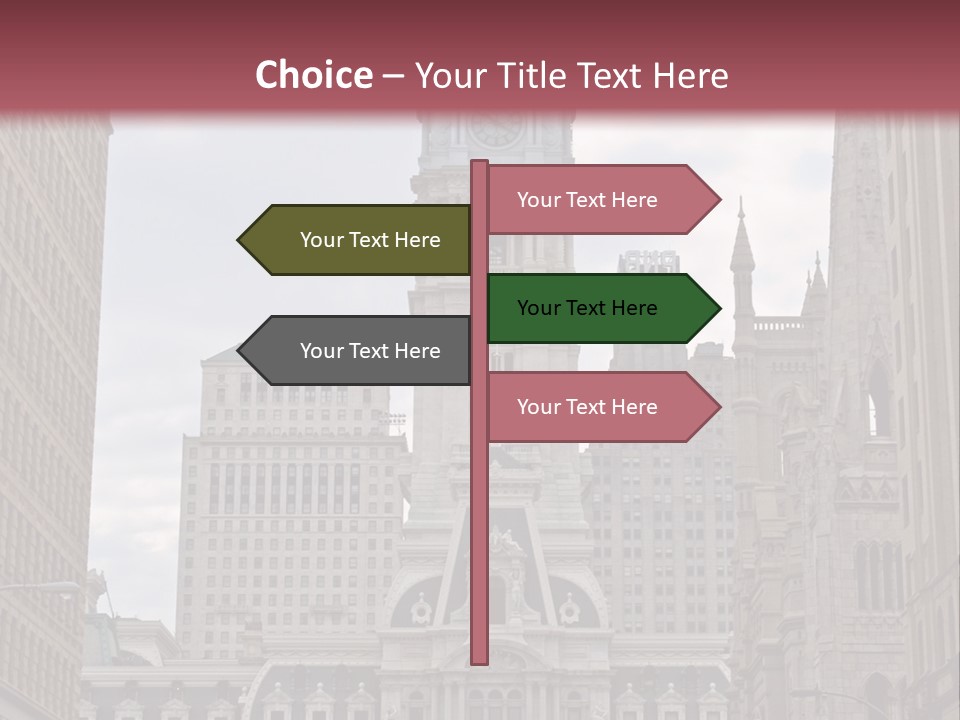 Street Market Mayor PowerPoint Template
