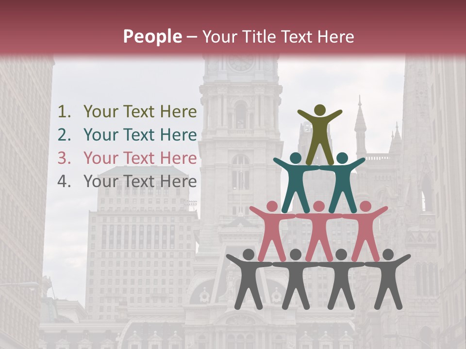 Street Market Mayor PowerPoint Template