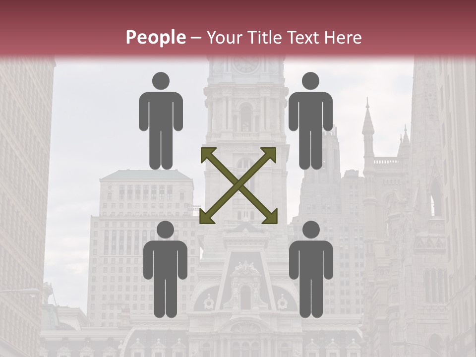 Street Market Mayor PowerPoint Template