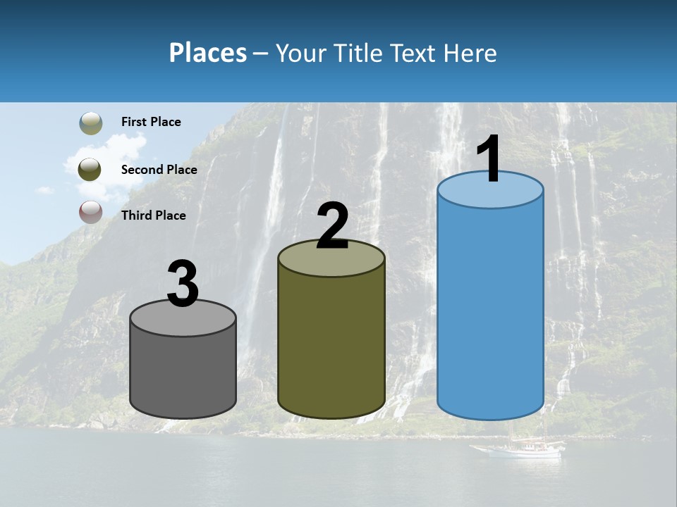 Beautiful Rich Aurlandfjord PowerPoint Template