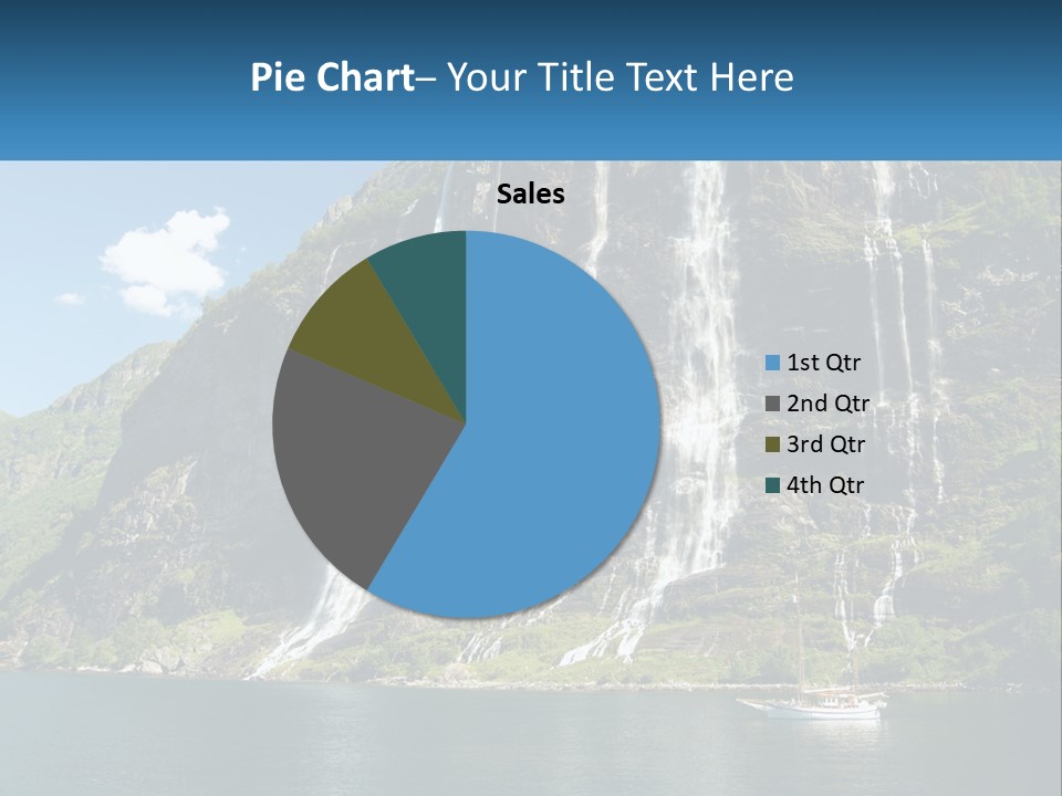 Beautiful Rich Aurlandfjord PowerPoint Template