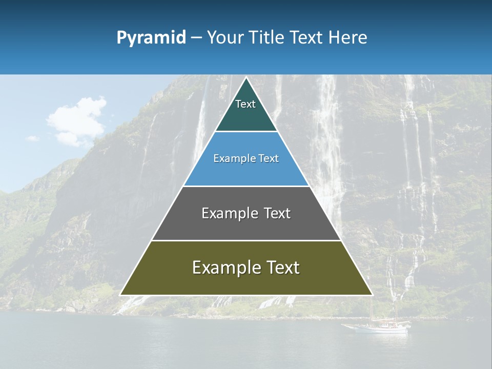 Beautiful Rich Aurlandfjord PowerPoint Template