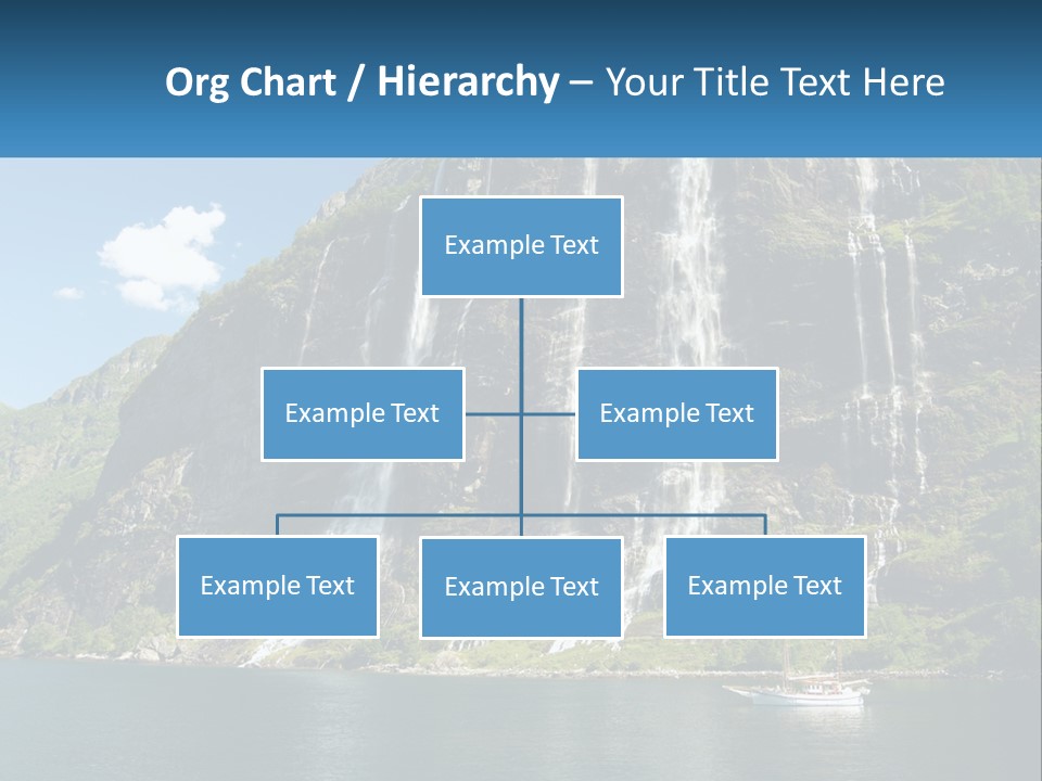 Beautiful Rich Aurlandfjord PowerPoint Template