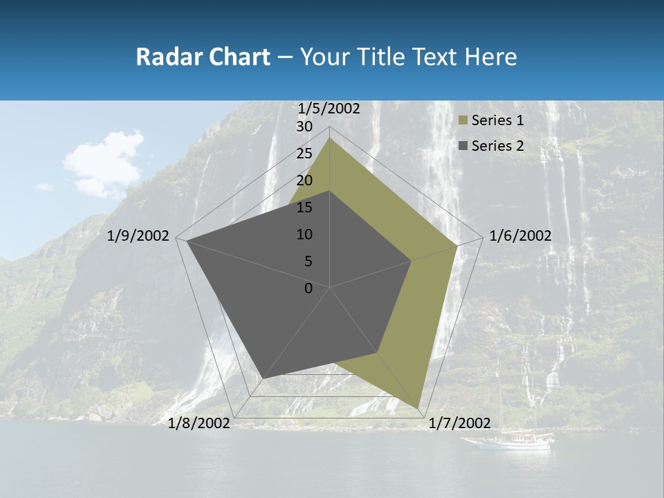 Beautiful Rich Aurlandfjord PowerPoint Template