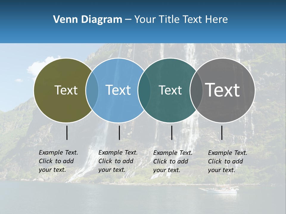 Beautiful Rich Aurlandfjord PowerPoint Template