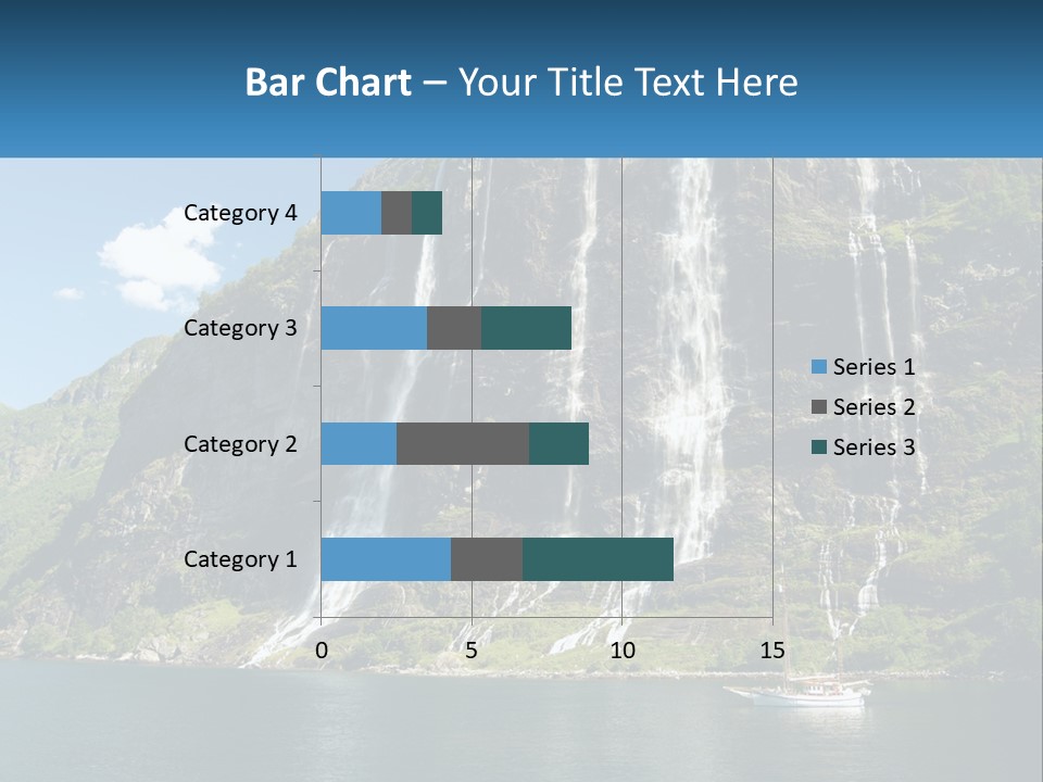 Beautiful Rich Aurlandfjord PowerPoint Template