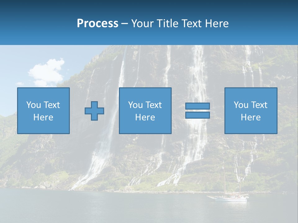 Beautiful Rich Aurlandfjord PowerPoint Template
