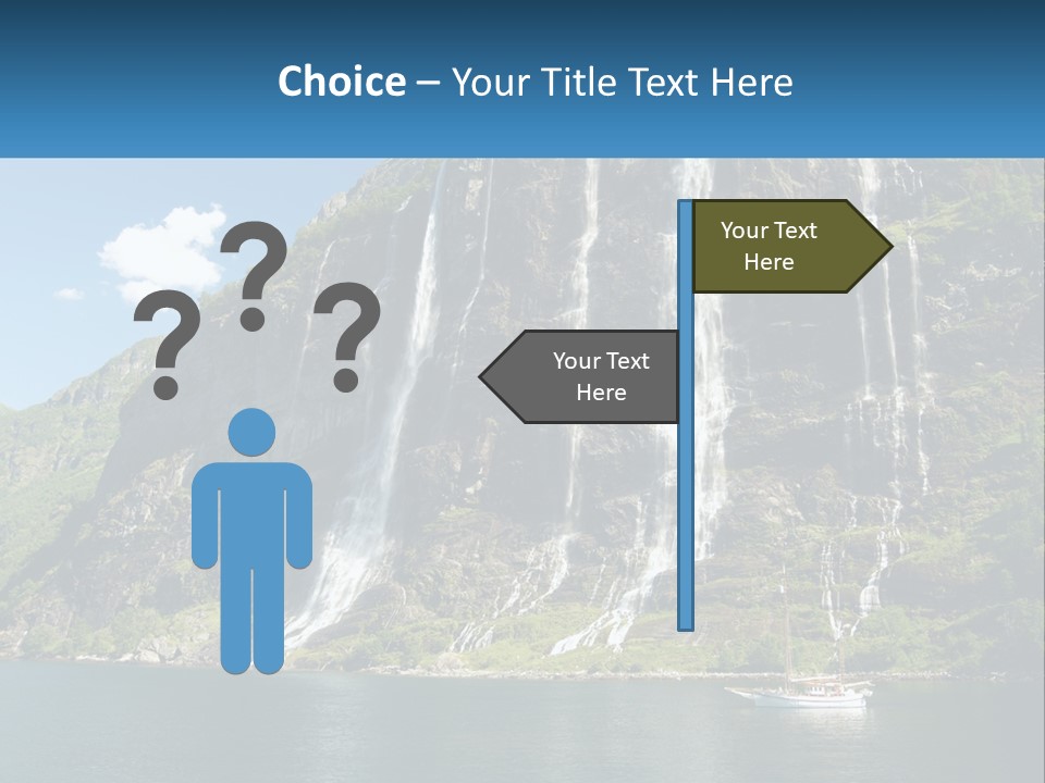 Beautiful Rich Aurlandfjord PowerPoint Template