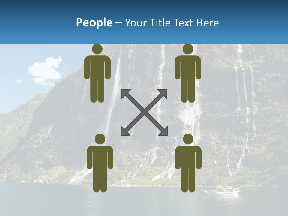 Beautiful Rich Aurlandfjord PowerPoint Template
