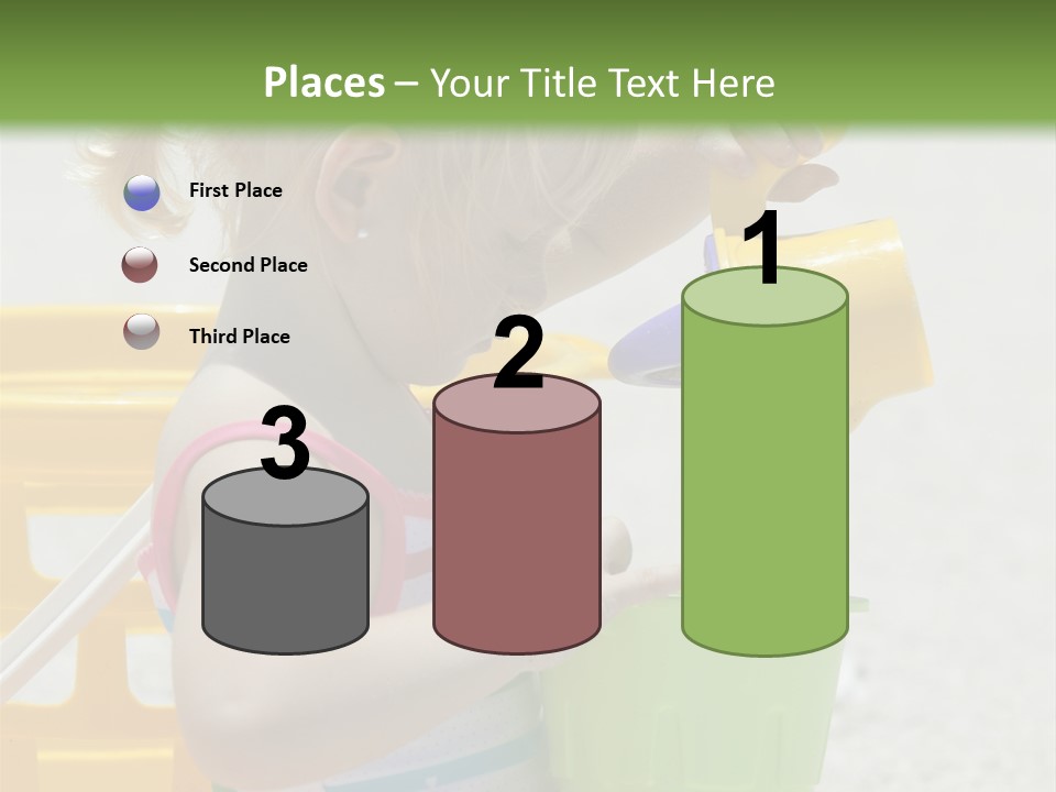 Adorable Toddler Person PowerPoint Template