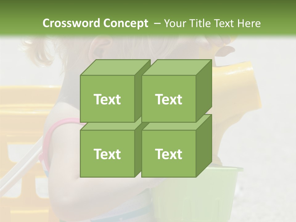 Adorable Toddler Person PowerPoint Template