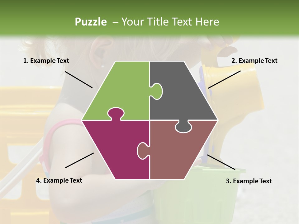 Adorable Toddler Person PowerPoint Template