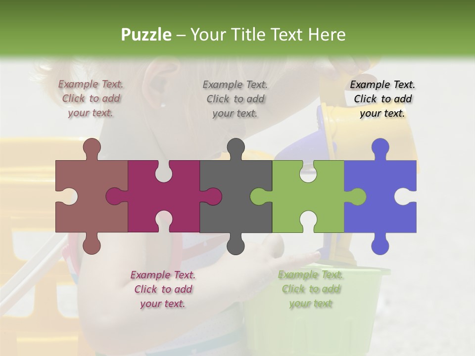 Adorable Toddler Person PowerPoint Template