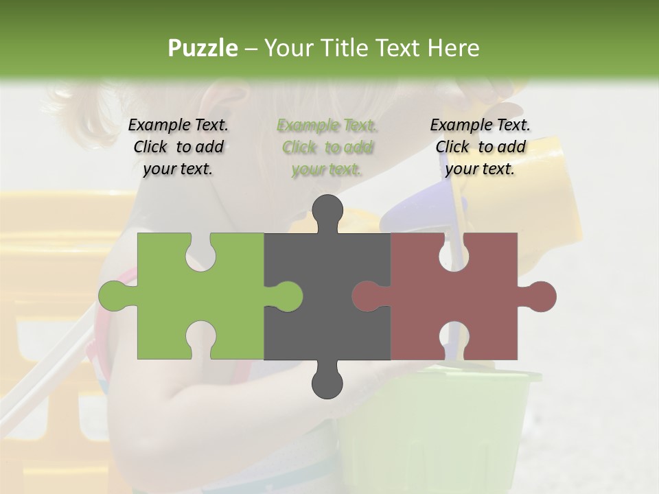 Adorable Toddler Person PowerPoint Template