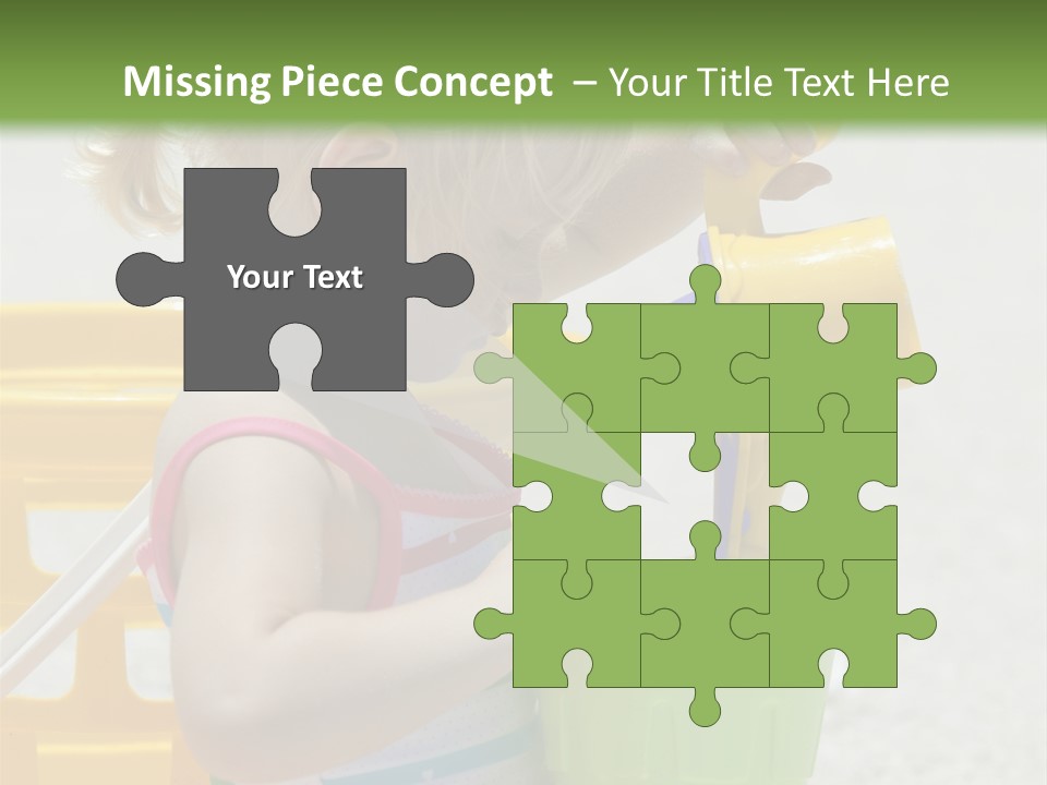 Adorable Toddler Person PowerPoint Template