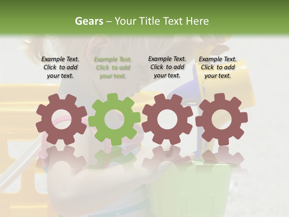 Adorable Toddler Person PowerPoint Template