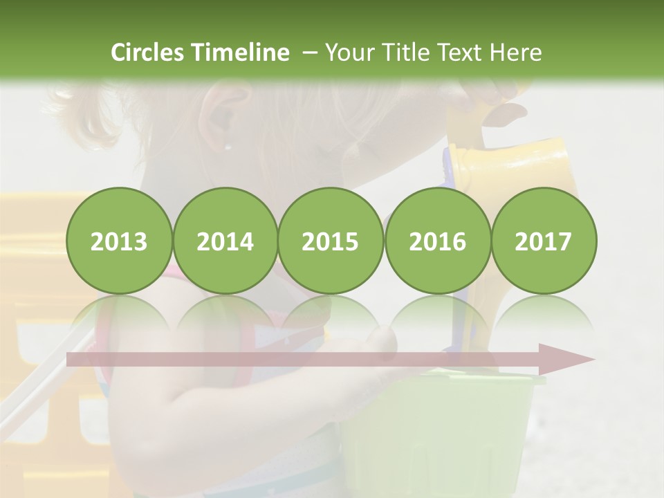 Adorable Toddler Person PowerPoint Template