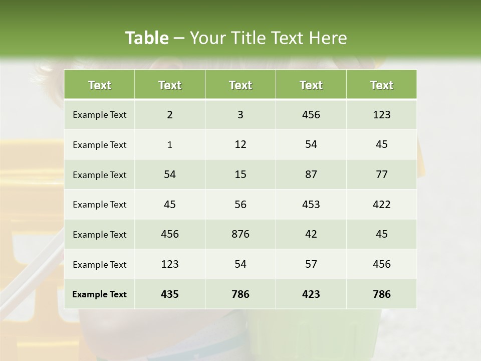 Adorable Toddler Person PowerPoint Template