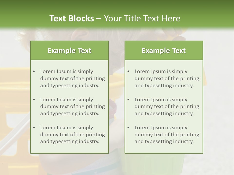 Adorable Toddler Person PowerPoint Template