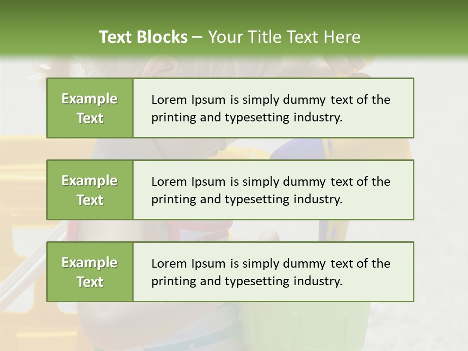 Adorable Toddler Person PowerPoint Template