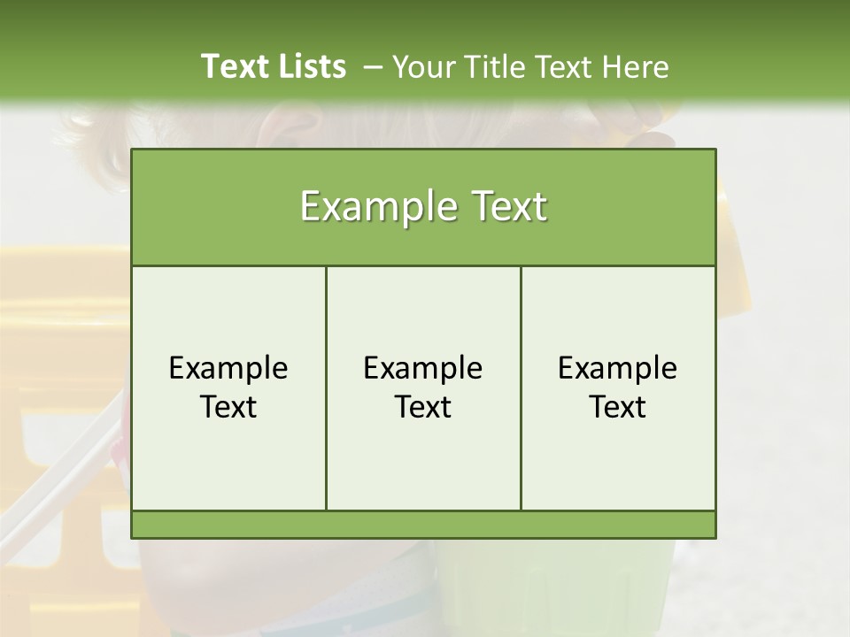 Adorable Toddler Person PowerPoint Template