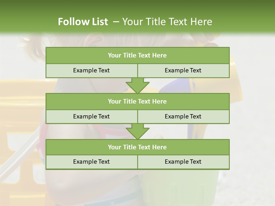 Adorable Toddler Person PowerPoint Template
