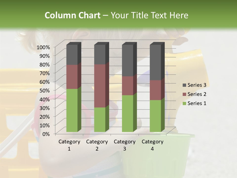 Adorable Toddler Person PowerPoint Template