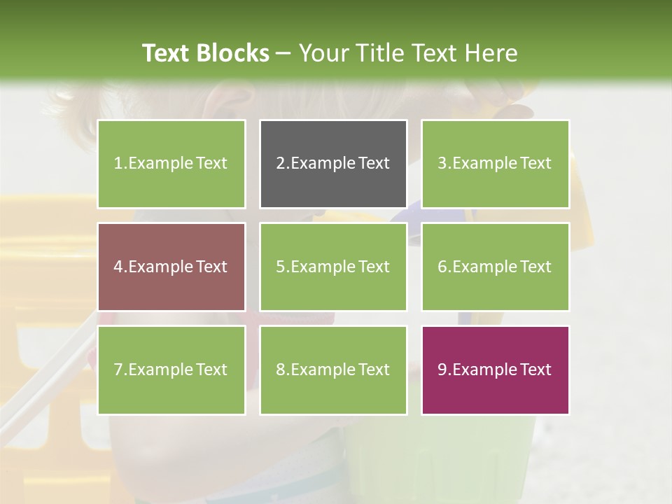 Adorable Toddler Person PowerPoint Template